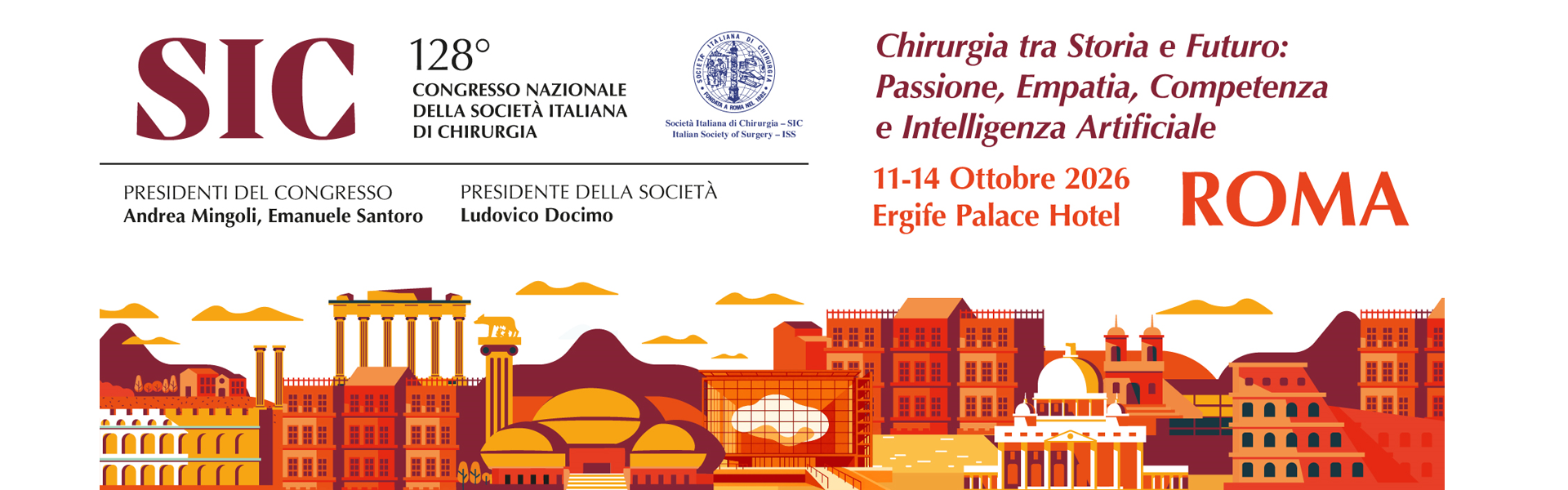 128° Congresso Nazionale SIC, Roma 11-14 ottobre 2026